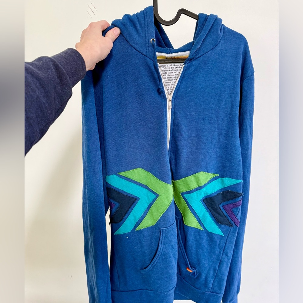 Aviator Nation zip up sweatshirt.